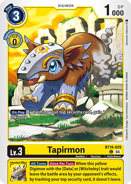 BT19-029 Tapirmon Common