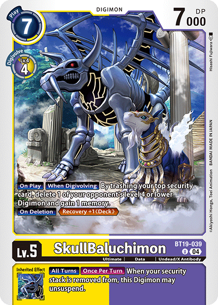 BT19-039 SkullBaluchimon Uncommon