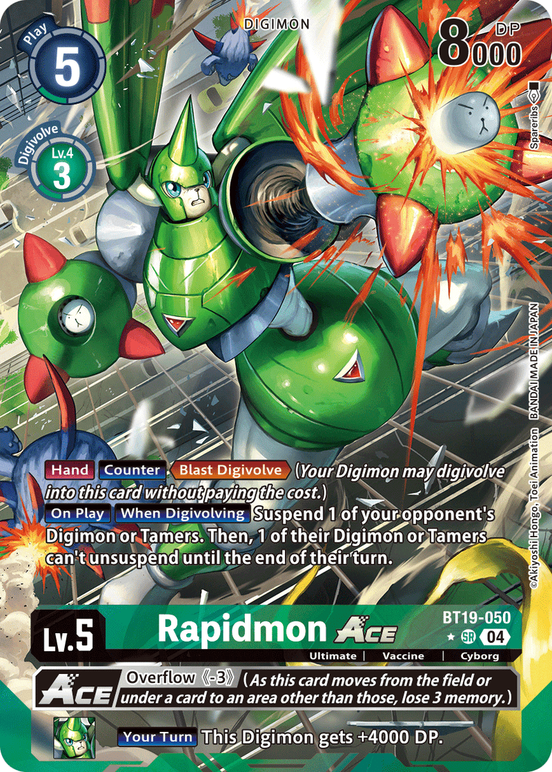 BT19-050 Rapidmon ACE Alternative Art