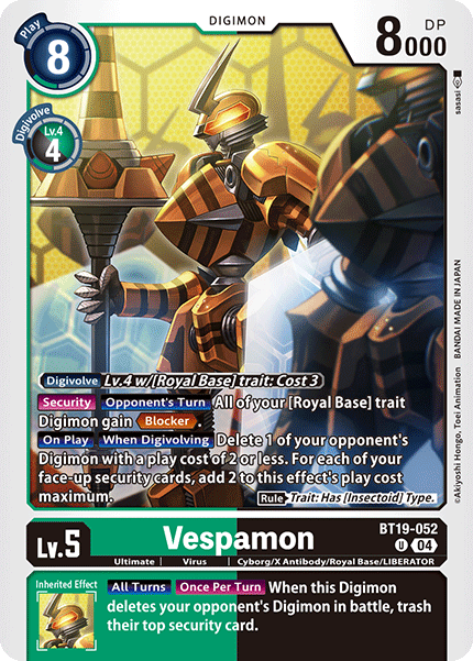 BT19-052 Vespamon Uncommon