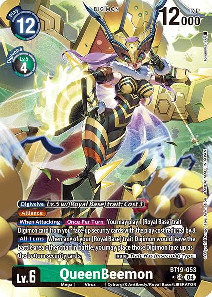 BT19-053 QueenBeemon (BT19-053) Alternative Art