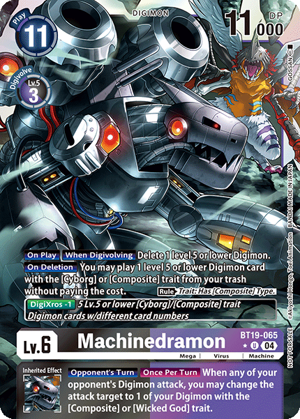 BT19-065 Machinedramon Box Topper