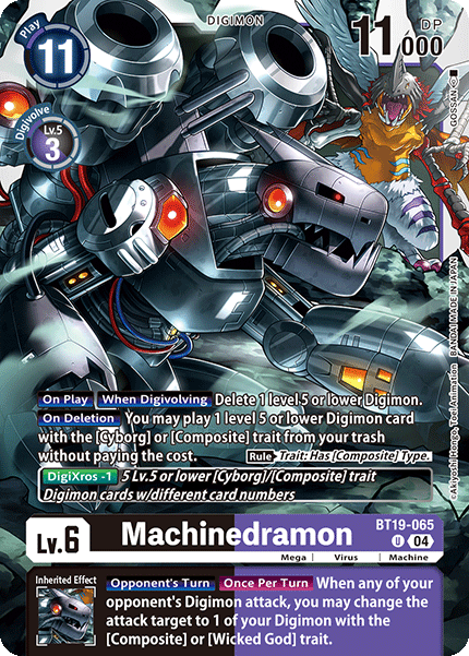 BT19-065 Machinedramon Uncommon