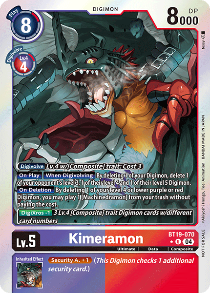 BT19-070 Kimeramon Box Topper