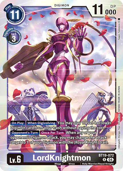 BT19-072 LordKnightmon Rare