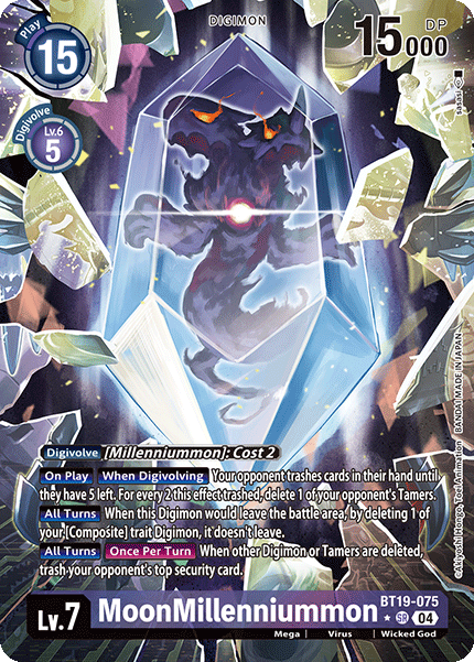 BT19-075 MoonMillenniummon Alternative Art