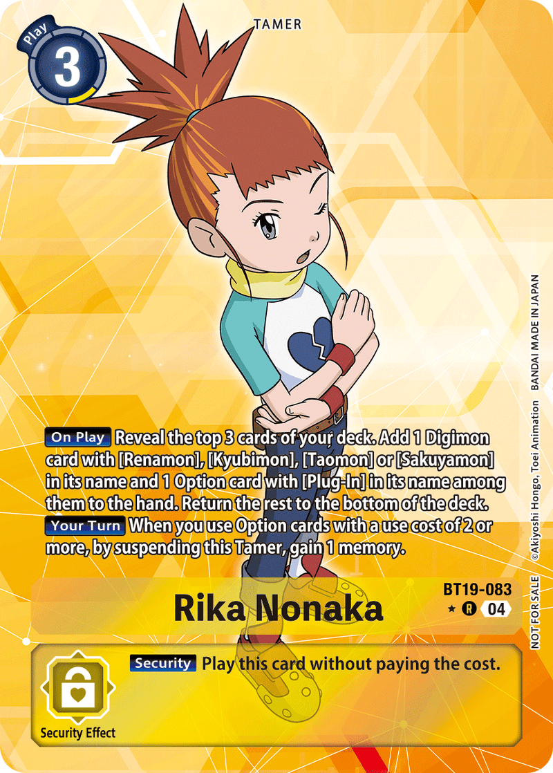 BT19-083 Rika Nonaka Box Topper