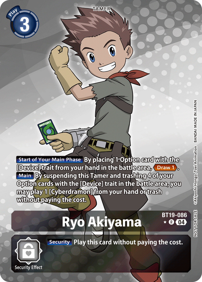 BT19-086 Ryo Akiyama Box Topper