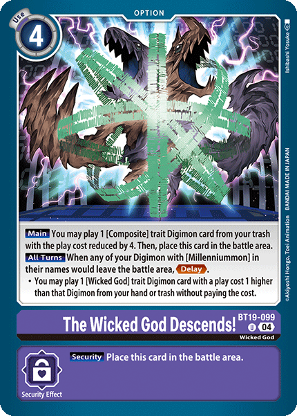 BT19-099 The Wicked God Descends! Uncommon