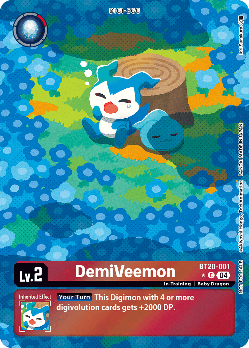 BT20-001 DemiVeemon Box Topper