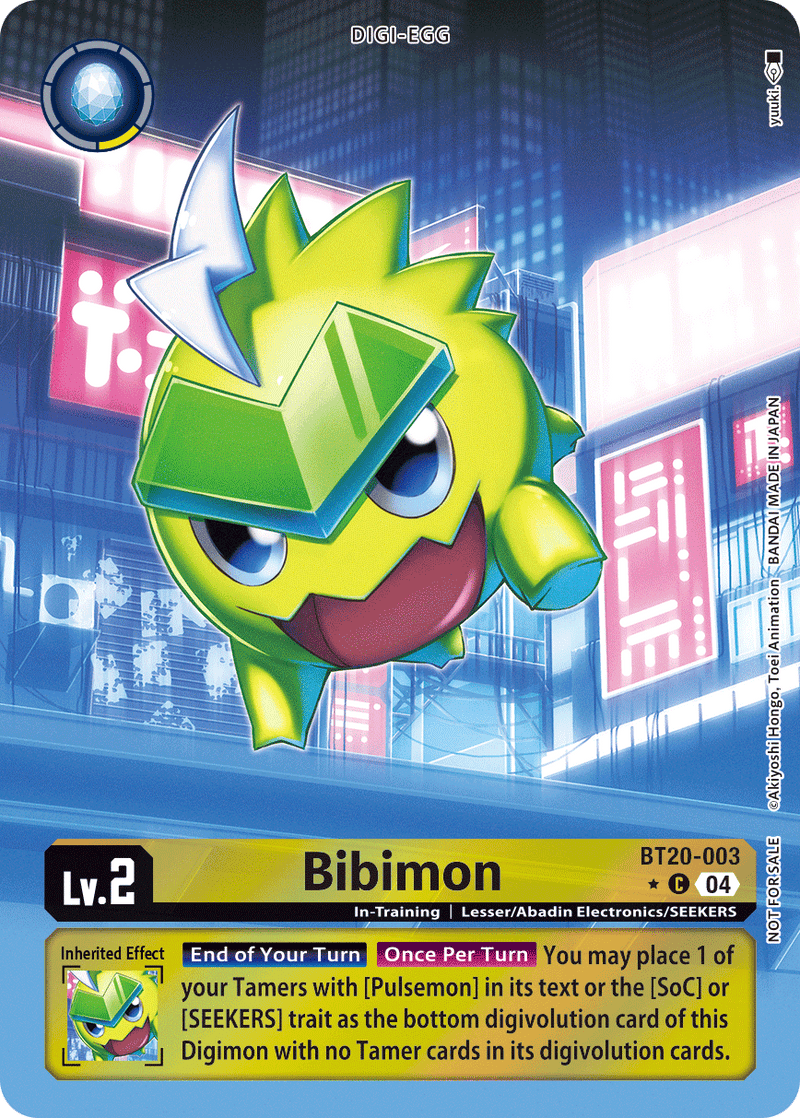 BT20-003 Bibimon Box Topper