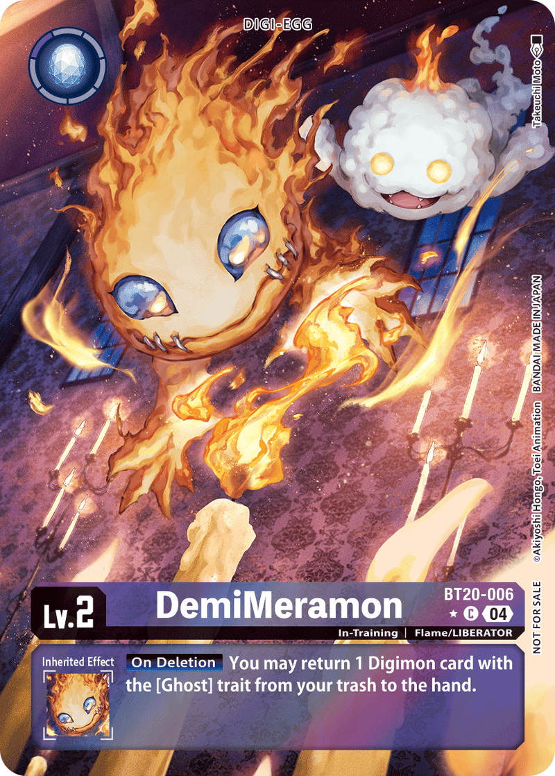 BT20-006 DemiMeramon Box Topper