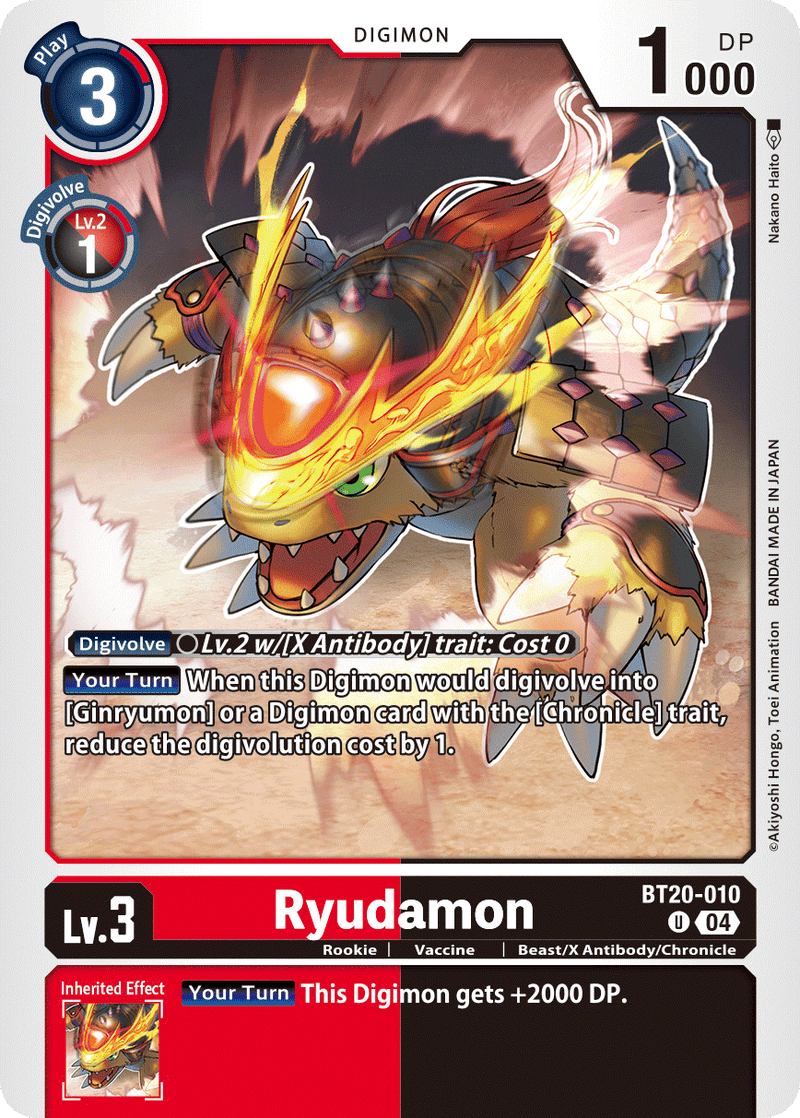 BT20-010 Ryudamon Uncommon