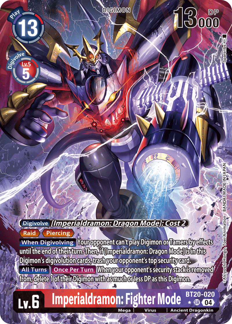 BT20-020 Imperialdramon: Fighter Mode Alternative Art