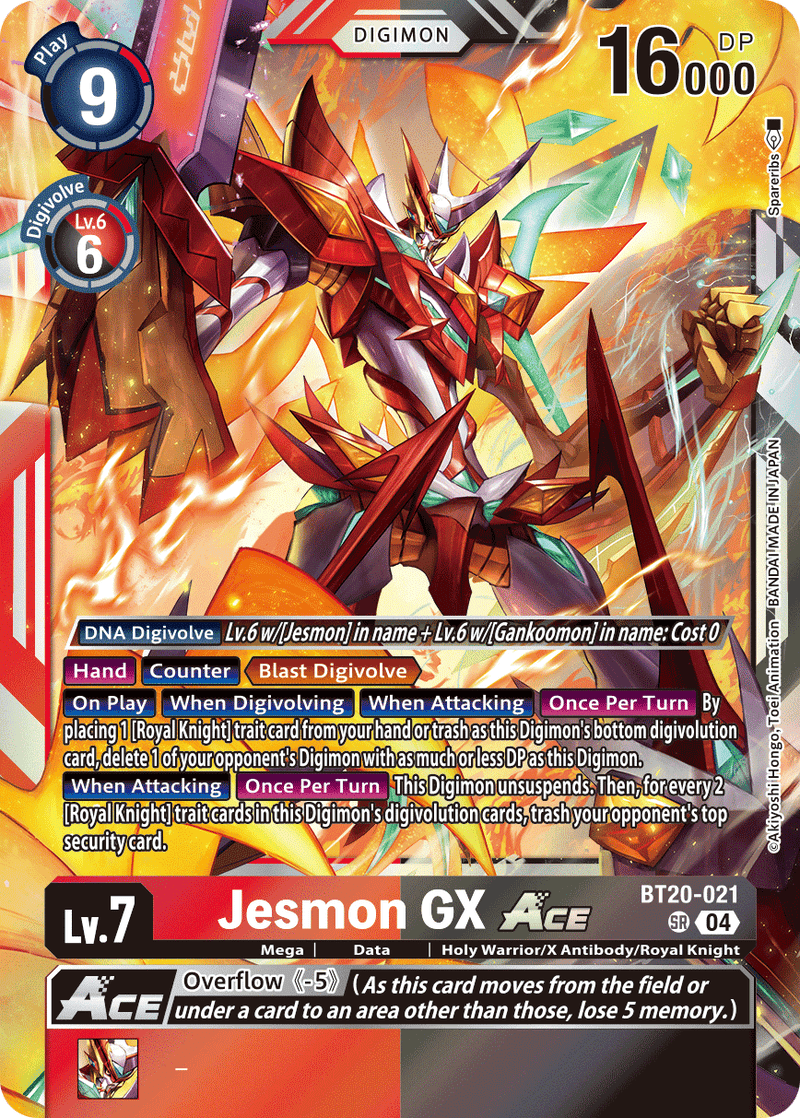 BT20-021 Jesmon GX ACE Super Rare