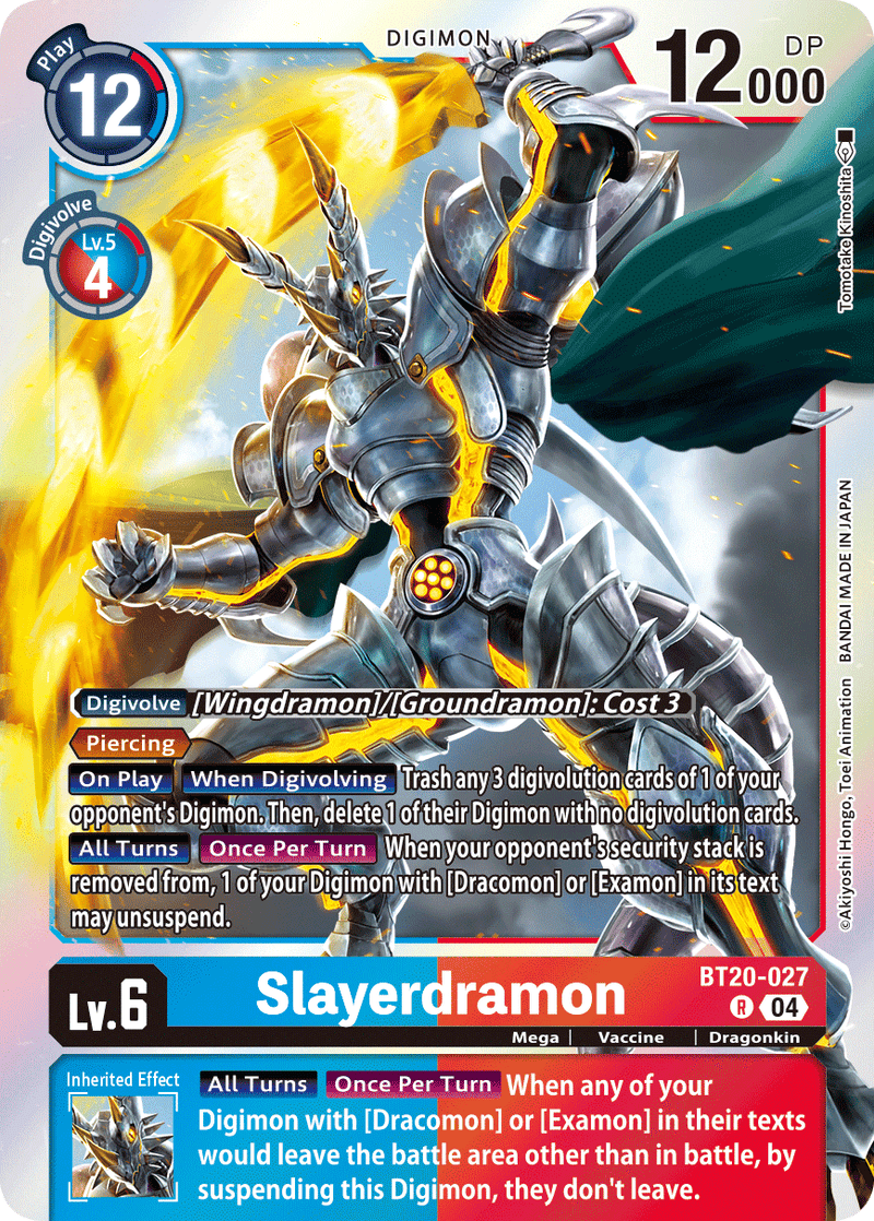 BT20-027 Slayerdramon Rare