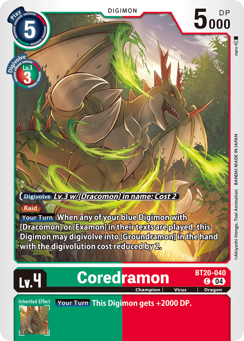 BT20-040 Coredramon Common