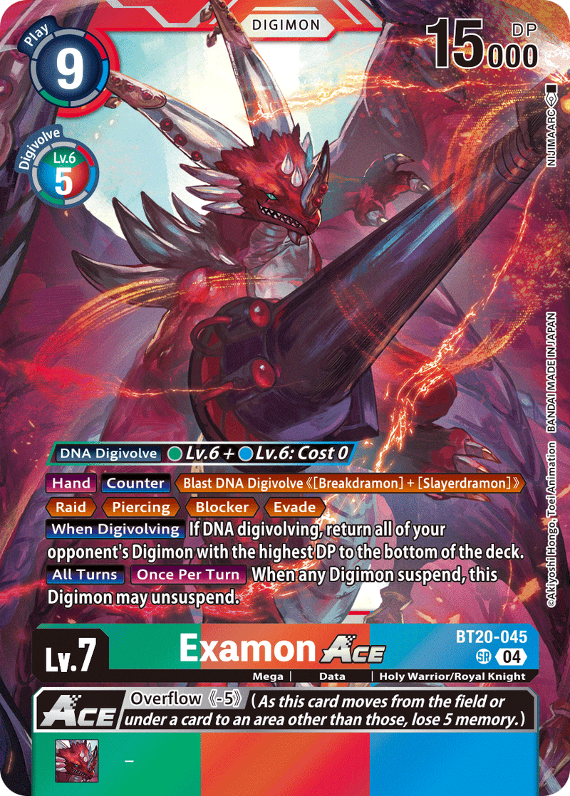 BT20-045 Examon ACE Super Rare