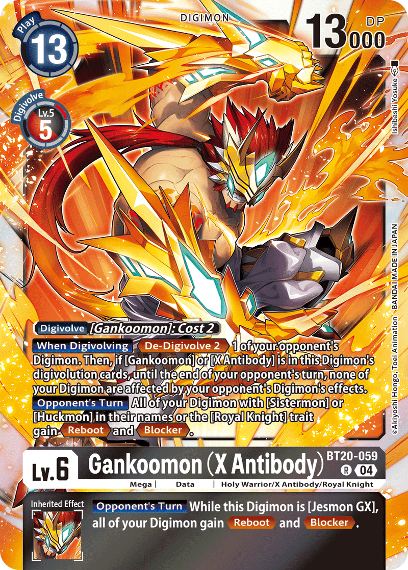 BT20-059 Gankoomon (X Antibody) Rare