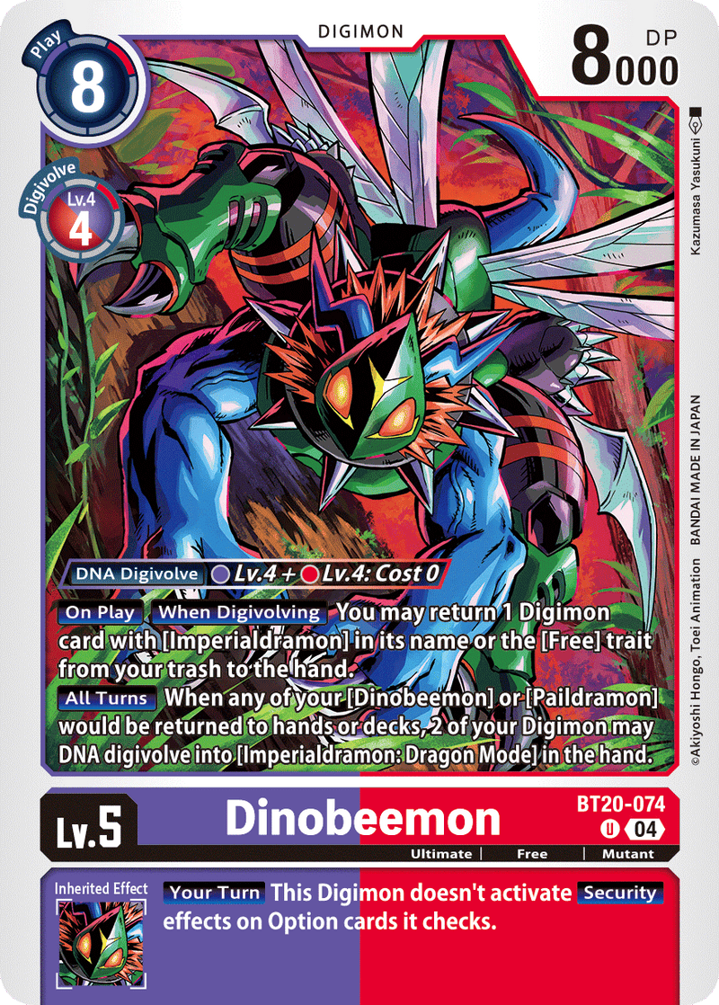 BT20-074 Dinobeemon Uncommon