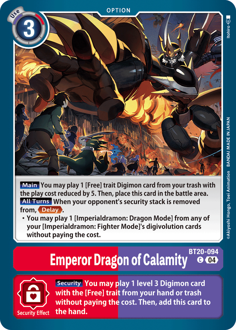 BT20-094 Emperor Dragon of Calamity Common