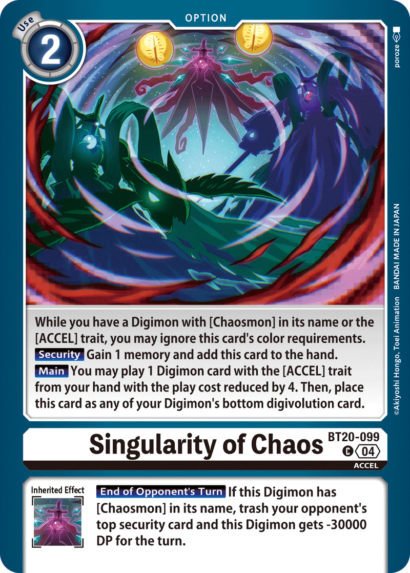 BT20-099 Singularity of Chaos Common