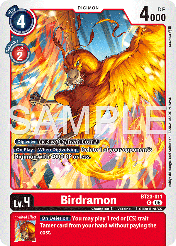 BT23-011 Birdramon Common