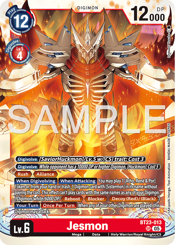 BT23-013 Jesmon Super Rare