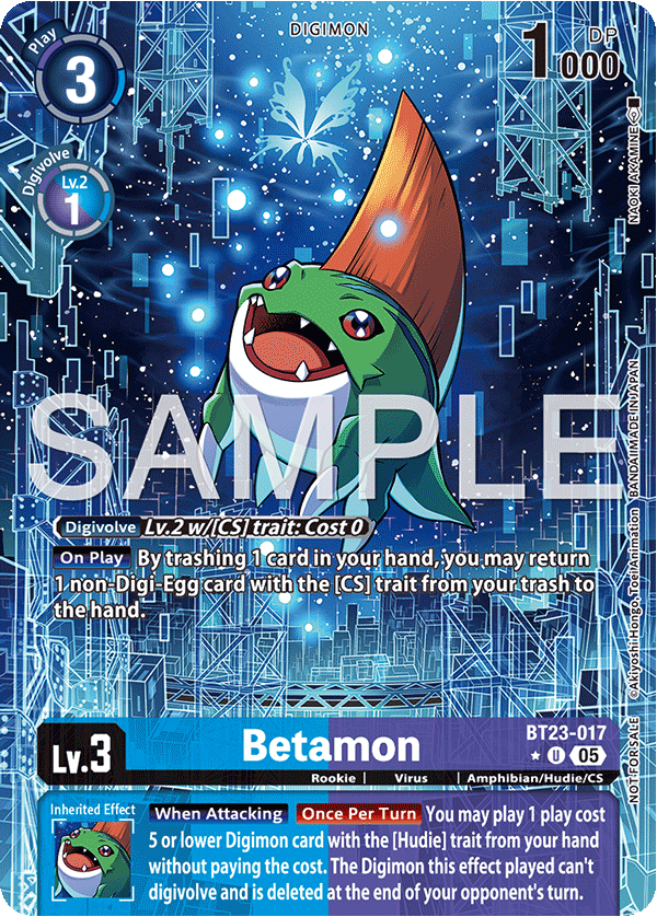 BT23-017 Betamon Box Topper (BT23)