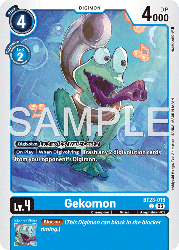BT23-019 Gekomon Common