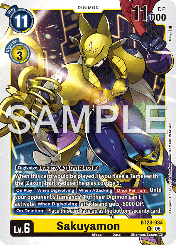 BT23-034 Sakuyamon Uncommon