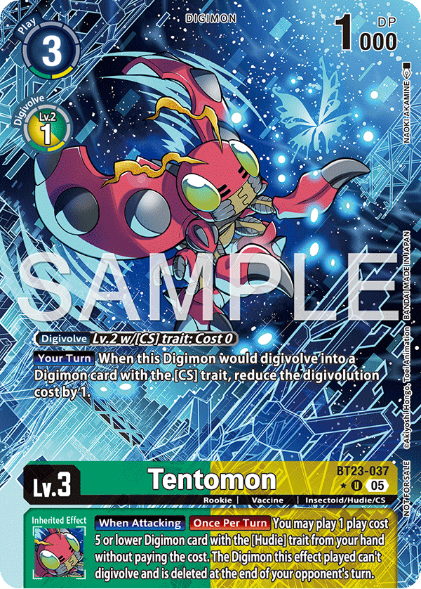 BT23-037 Tentomon Box Topper (BT23)