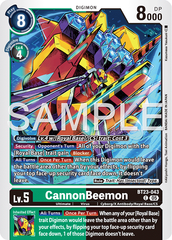 BT23-043 CannonBeemon Common