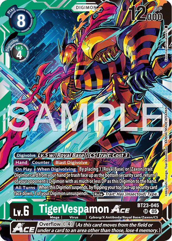 BT23-045 TigerVespamon ACE Super Rare