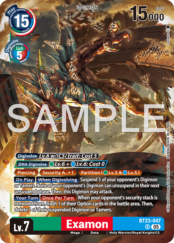 BT23-047 Examon Super Rare