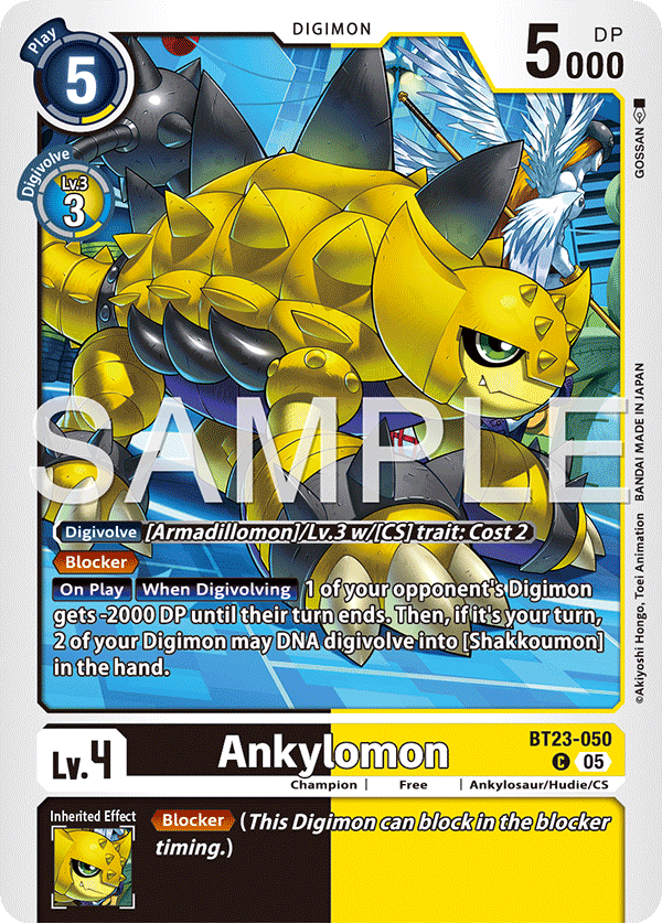 BT23-050 Ankylomon Common