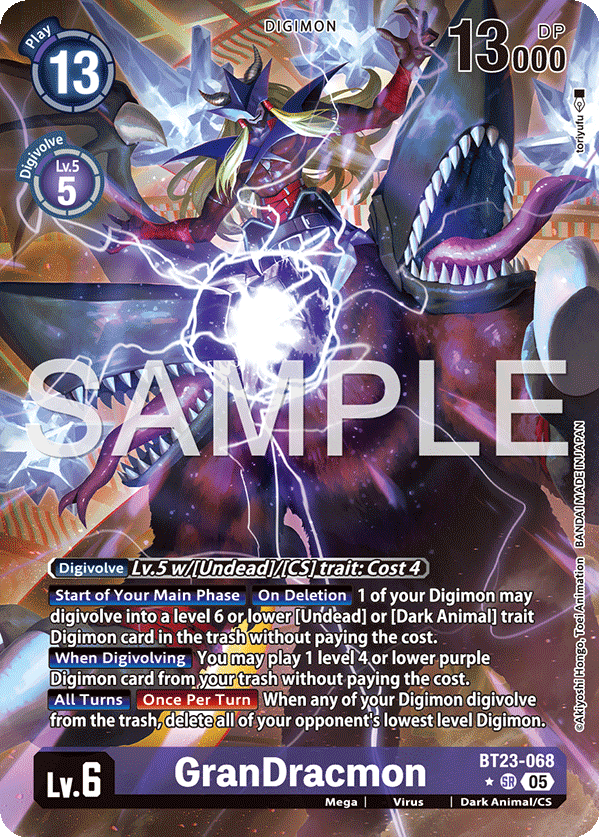 BT23-068 GranDracmon Alternative Art