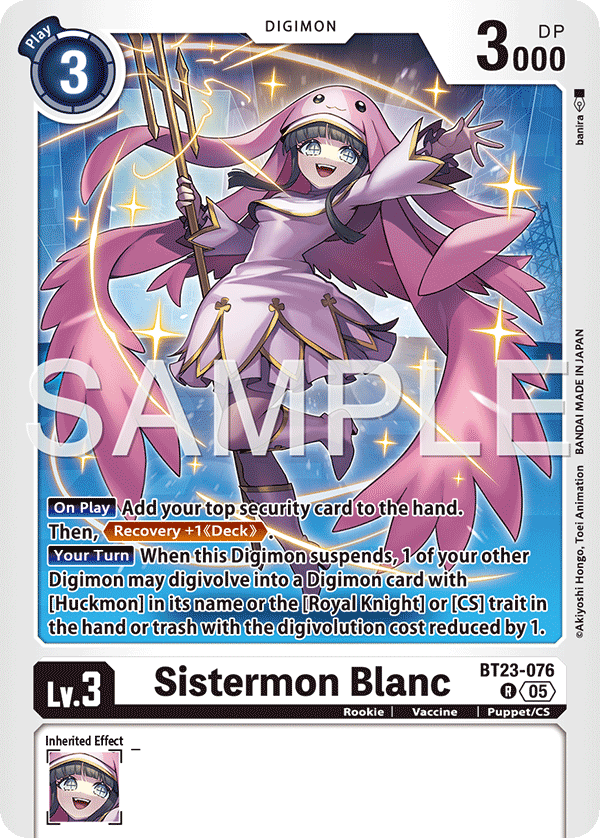 BT23-076 Sistermon Blanc Rare