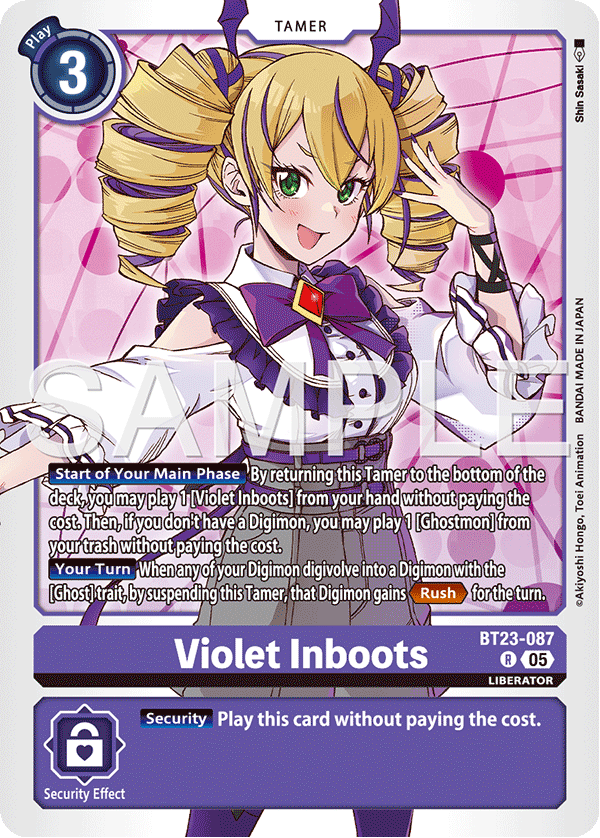 BT23-087 Violet Inboots Rare