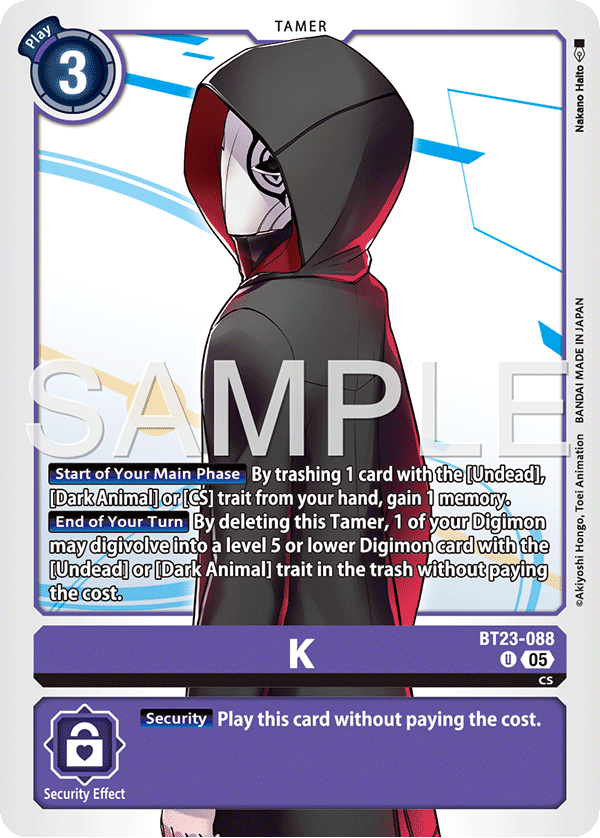 BT23-088 K Uncommon