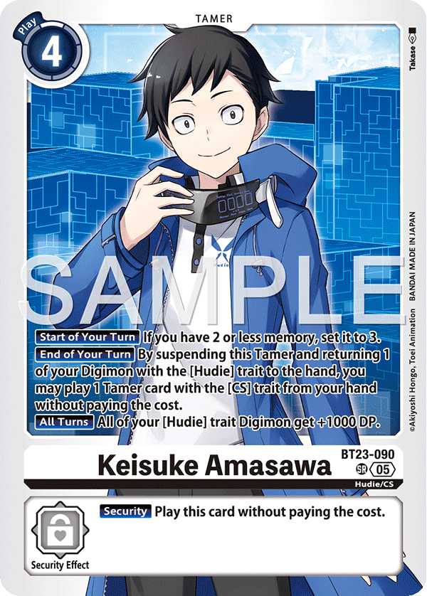 BT23-090 Keisuke Amasawa Super Rare