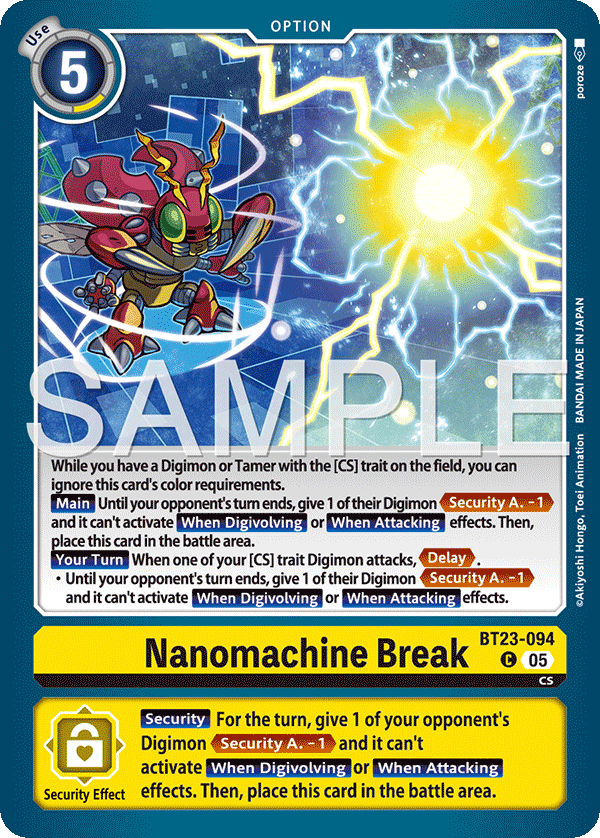 BT23-094 Nanomachine Break Common