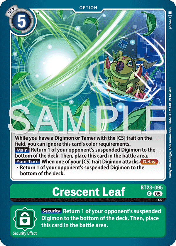 BT23-095 Crescent Leaf Common