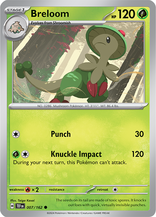 007/162 Breloom Common Temporal Forces