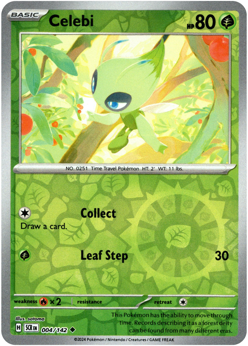 004/142 Celebi Uncommon Reverse Holo Stellar Crown