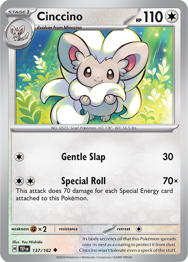 137/162 Cinccino Uncommon Temporal Forces