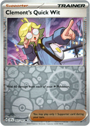 167/191 Clemont's Quick Wit Uncommon Reverse Holo Surging Sparks