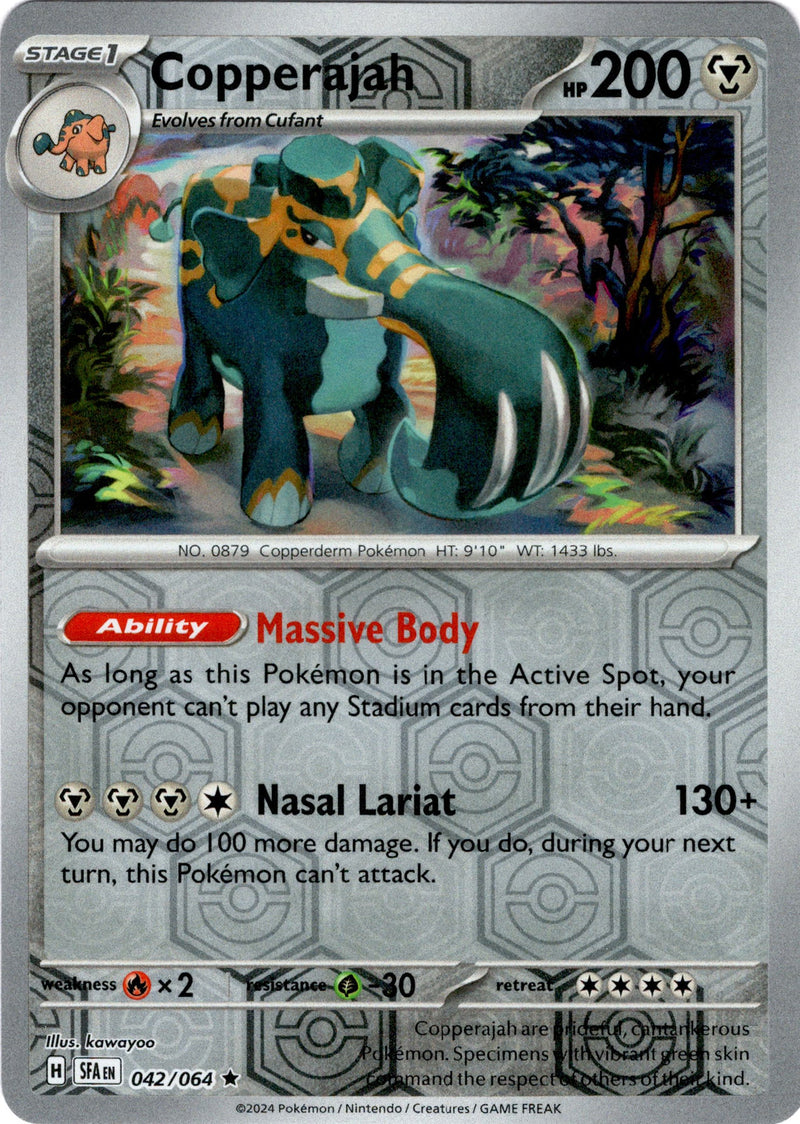 042/064 Copperajah Rare Reverse Holo Shrouded Fable