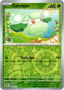 007/133 Cottonee Common Reverse Holo Prismatic Evolutions