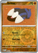 108/191 Drilbur Common Reverse Holo Surging Sparks